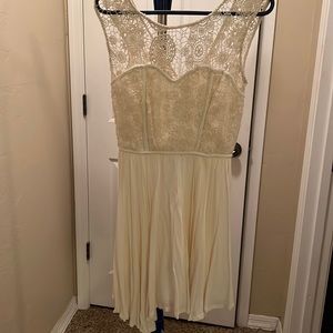 Cream Lace Dress